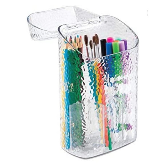 Clear Rain Toothbrush Storage Holder with Lid - Picture 3 of 5